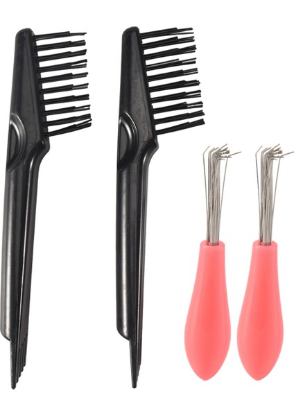 4pcs Saç Fırçası Temizleme Aracı Tombul Temizleme Saç Fırçası Saç Fırçası Temizleyici Tırmık Kir Ev ve Salon Kullanımını Çıkarmak Için (Yurt Dışından) modelleri