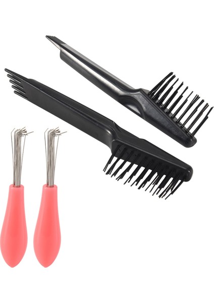 4pcs Saç Fırçası Temizleme Aracı Tombul Temizleme Saç Fırçası Saç Fırçası Temizleyici Tırmık Kir Ev ve Salon Kullanımını Çıkarmak Için (Yurt Dışından) fırsatları