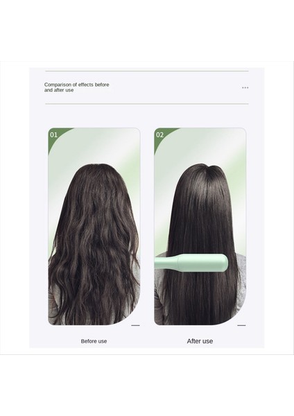 Elektrikli Saç Düzleştirici Fırçası Sıcak Tombul Çok Fonksiyonlu Isıtma Koşma Negatif Iyon Anti-Haşlama Stil Aracı A Eu Fiş (Yurt Dışından) modelleri