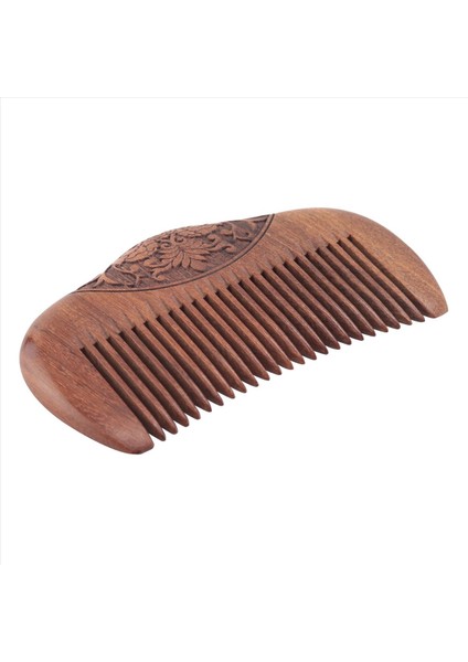 Cep Tarak Sandal Ağacı Yeşil Doğal Süper Dar Dişli Ahşap Taraklar Statik Bit Sakal Tarak Saç Modeli Sandal Ağacı Tarak (Yurt Dışından)