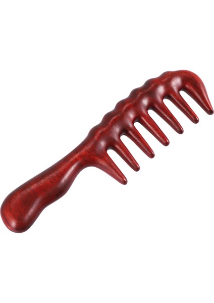 Saç Tarakları Için Tarak - Kıvırcık Saçlar Için Geniş Diş Ahşap Tarak - Statik Doğal Ahşap Sandal Ağacı Tarağı Yok (Yurt Dışından)