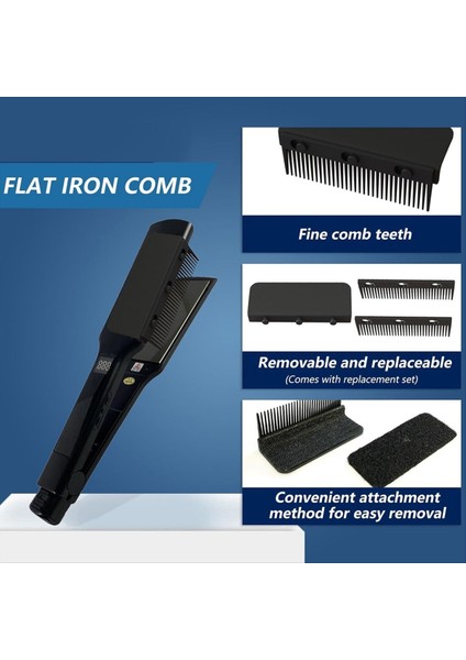 Düz Demir Tarak Eki Klibi, Düz Demir Için Kavrama Tarağı, Düz Demir Saç Düzleştirici Tarak, Düz Demir Pembe Için (Yurt Dışından) fırsatları