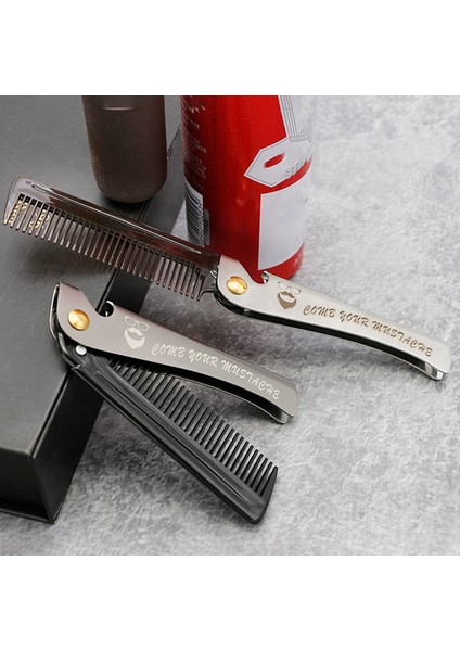 1 Adet Kahverengi Erkek Katlanır Cep Tarağı Pp Dişler Bozulma Saç Sakal Tarak Kolu Katlanabilir Tarama Yüz Bıyık Tarağı (Yurt Dışından) fırsatları