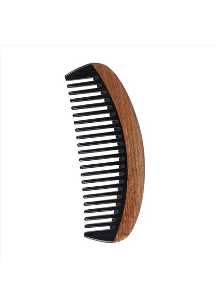 Saç Tarağı - Kıvırcık Saçlar Için Geniş Diş Ahşap Detangling Tarak - Erkek ve Kadınlar Için Statik Sandal Ağacı Bufalo Korna Yok (Yurt Dışından) fiyatları