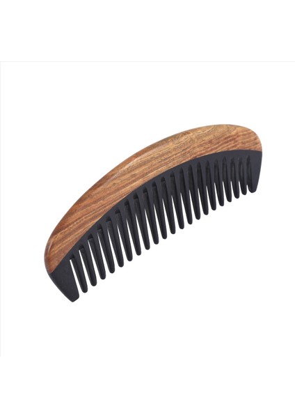 Saç Tarağı - Kıvırcık Saçlar Için Geniş Diş Ahşap Detangling Tarak - Erkek ve Kadınlar Için Statik Sandal Ağacı Bufalo Korna Yok (Yurt Dışından) modelleri