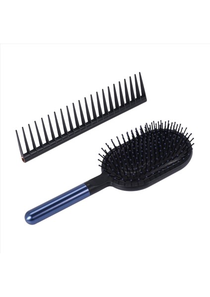 Hava Yastığı Tarağı+Geniş Diş Targotu Detangling Kafa Derisi Masaj Hava Yastığı Saç Fırçası Dyson Masajı Sharon Fırça Taşınabilir Mavi (Yurt Dışından) fiyatları