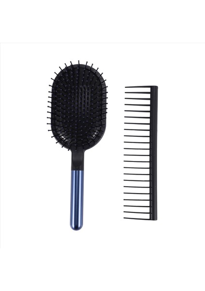 Hava Yastığı Tarağı+Geniş Diş Targotu Detangling Kafa Derisi Masaj Hava Yastığı Saç Fırçası Dyson Masajı Sharon Fırça Taşınabilir Mavi (Yurt Dışından) modelleri
