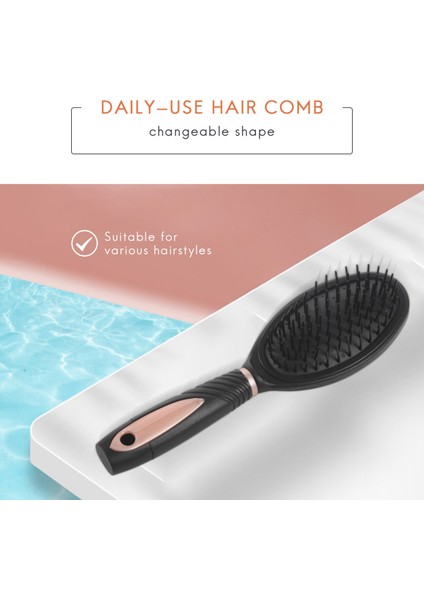 5 Adet Saç Fırçaları Tarak Set Kadın Bayanlar Saç Bakımı Masaj Saç Fırçası Ayna ve Pembe (Yurt Dışından) fiyatları