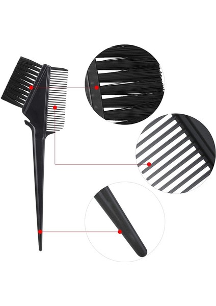 5 Adet Profesyonel Saç Boyama Aracı, Salon ve Ev Saç Boyama Fırçası Tarağı, Boyama Kasesi, Boyama Kasesi Siyah (Yurt Dışından) fiyatları