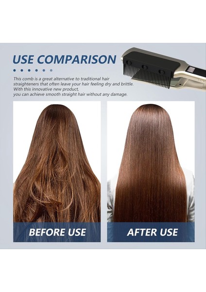 Düz Demir Tarak Eki Klibi, Düz Demir Için Kavrama Tarağı, Düz Demir Saç Düzleştirici Tarak, Düz Demir Siyah Için (Yurt Dışından) modelleri