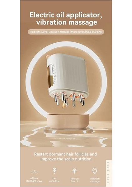Elektrik Kafa Kafa Masajı Saç Büyüme Yağı Serum Track Su Geçirmez Kafa Çekçisi Yeniden Saklama Saç Tedavisi (Yurt Dışından) fırsatları