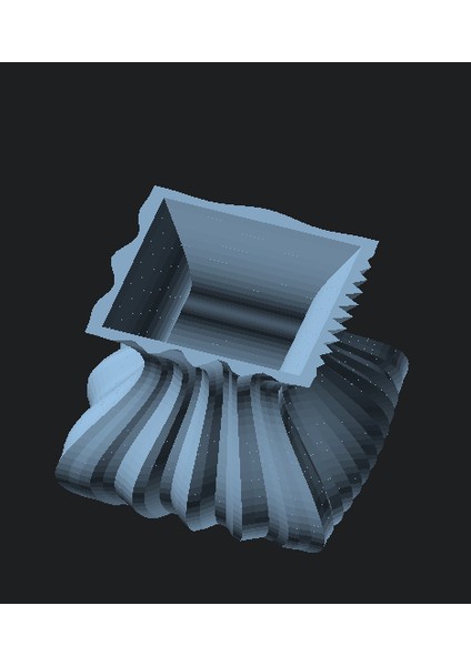 Dalgalı Saksı Vazo, Lamba Tabanı Parametrik modelleri