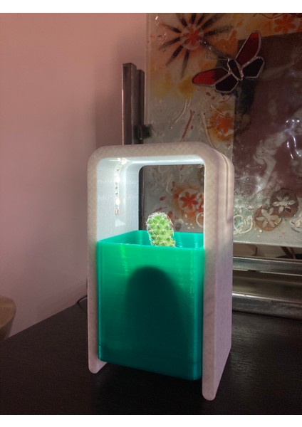 Masaüstü Mini Saksı Lambası