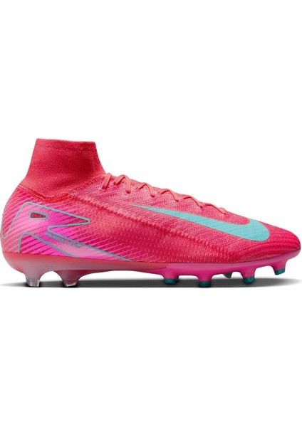 Zoom Superfly 10 Elite Ag-Pro Çoraplı Erkek Profesyonel Krampon Pembe