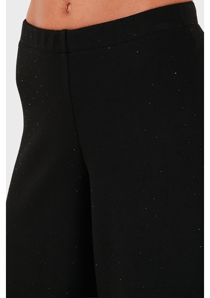 Via Dante Taşlı Regular Fit Normal Bel Geniş Paça Pantolon Bayan Pantolon 268793735 fırsatları