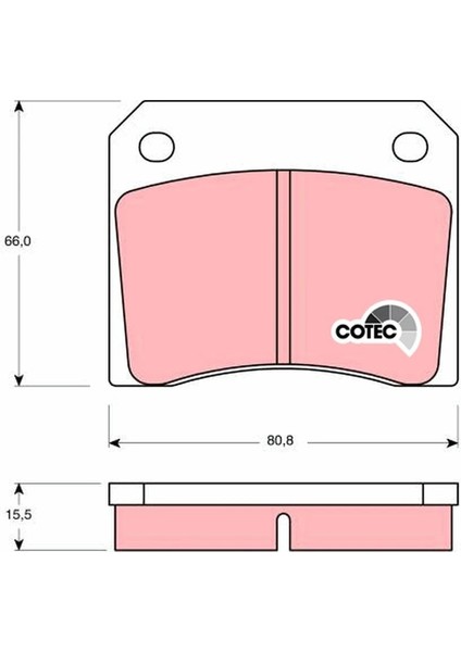 GDB557 - Fren Balatası Arka - Trw fiyatları