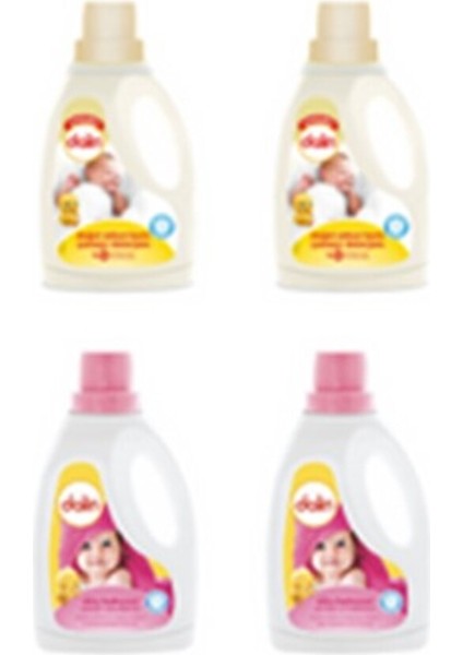 Doğal Sabun Çamaşır Deterjanı 1500 ml 2 Adet + Çamaşır Yumuşatıcısı Düş Bahçesi 1500 ml 2 Adet