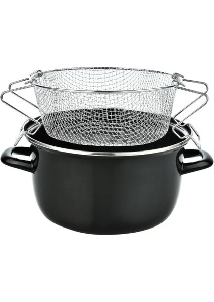 Gülsan Emaye Telli Kızartma Tenceresi