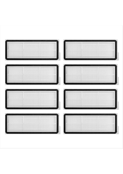 Q Maxv / P10 Pro Robot Süpürge Yedek Parçaları Için 8 Adet Yıkanabilir Filtre (Yurt Dışından)