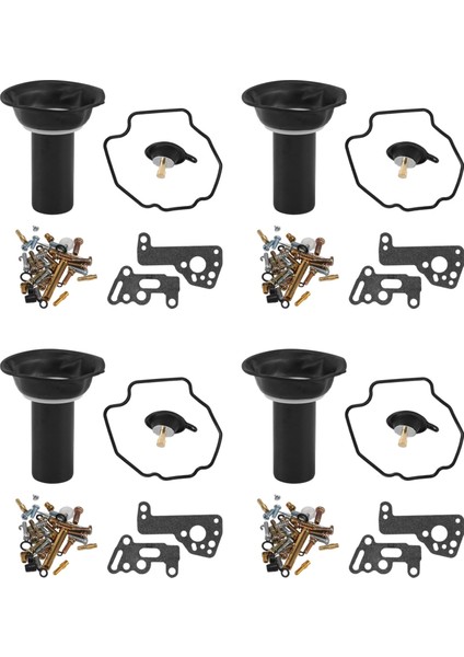 4set V-Max 1200 Vmax 1985-2000 V-MAX1200 Motosiklet Karbüratör Onarım Kiti Piston (Yurt Dışından)