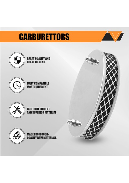 1 Adet Araba Krom Gözleme Hava Akışlı Hava Filtresi Tüm 1 Inç Su Hs4 Karbüratörler 14X3CM (Yurt Dışından) fırsatları