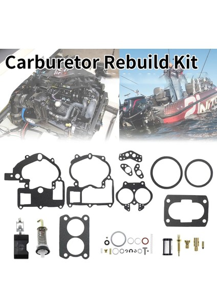 Karbüratör Onarımı Yeniden Oluşturma Kiti Mercruiser Merkür Marine 3.0l 4.3l 5.0l 5.7l Tekne 3302-804844002 1389-9562A1 (Yurt Dışından) fiyatları