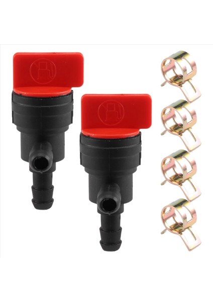 2pcs 1/4 Inç 90 Derece Yakıt Brıggs &amp; Stratton Için Valf 698181 494539 697944 Tecumseh 35857 (Yurt Dışından)