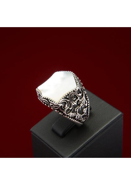 724 Sedef Gümüş Yüzük modelleri