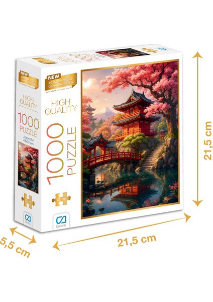Japon Evi - 1000 Parçalı Puzzle - 48 x 68 cm