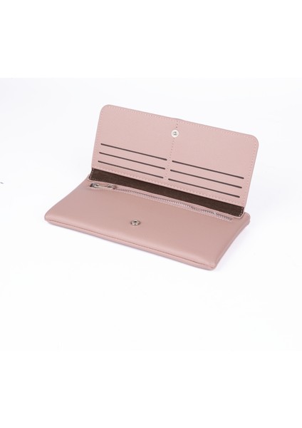 Kadın Vegan Suni Ithal Deri Bilek Askılı Cüzdan – Fermuarlı & Kartlıklı Portföy Şık Uzun Cüzdan indirimleri