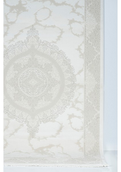 Krem Beyaz Premium Bambu Halı – Antialerjik, Kaymaz Tabanlı Modern Salon Halısı (4m² / 6m²) fiyatları