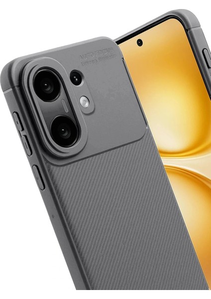 Vivo X200 Fe Auto Focus Karbon Kapak -Gri