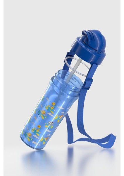 Migo Ayıcık Desenli 300 ml Askılı Pipetli Pp Bebek Suluk 912013 Mavi fiyatları