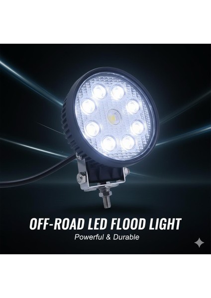 Yuvarlak 9 Ledli Çalışma ve Sis Lambası fiyatları