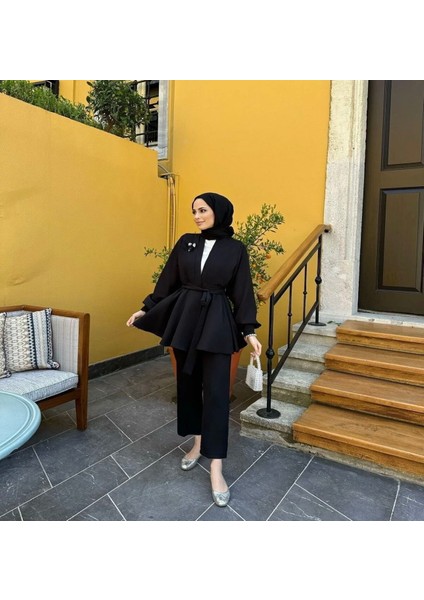 Yeni Sezon Volanlı Krep Takım modelleri