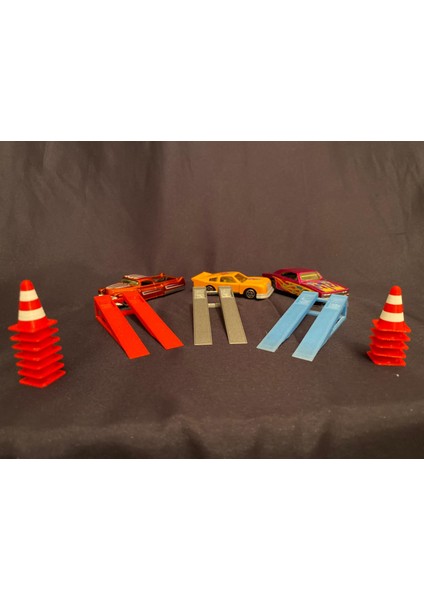 Mini Trafik Konisi ve Araç Sergileme Seti 15 Lü Set