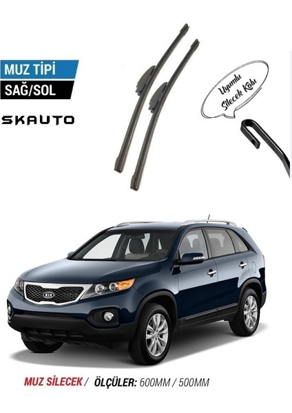 Kia Sorento Ön Cam Muz Silecek Takımı (2010-2014)