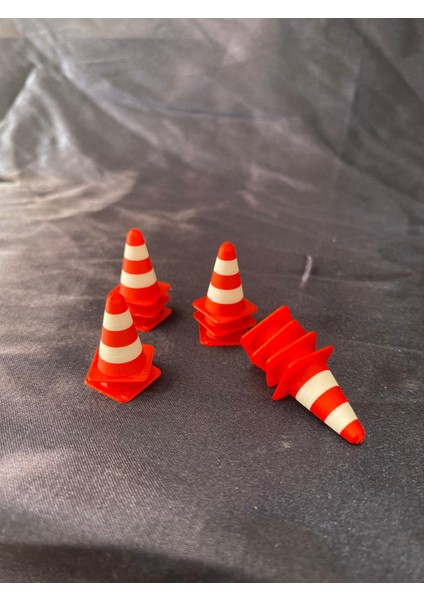 Kırmızı Beyaz Mini Oyuncak Duba | Trafik Eğitim Aksesuarı | Maket, Araba SETI,(12ADET) indirimleri