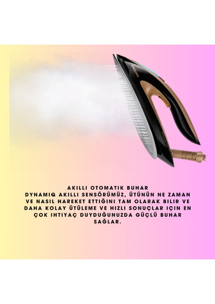 Perfectcare Elite Plus GC9682/80 2700 W Buhar Kazanlı Ütü+ Fakir Bluetoothlu Vücut Analiz Baskülü Hediye