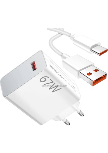 Mi 15 Için 67W Turbo Type-C Akım Korumalı Hassas Şarj Aleti Seti Saniye Sayaçlı Süper Charger indirimleri