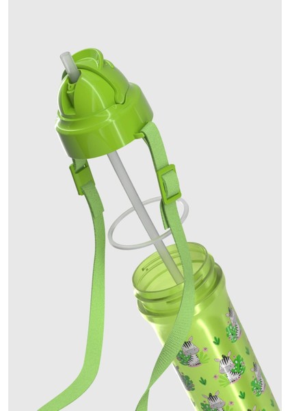 Migo Zebra Desenli 300 ml Askılı Pipetli Pp Bebek Suluk 912013 Yeşil modelleri