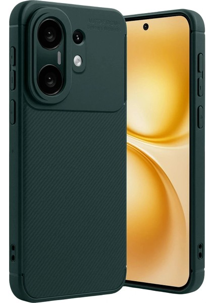 Vivo X200 Fe Auto Focus Karbon Kapak - Koyu Yeşil modelleri