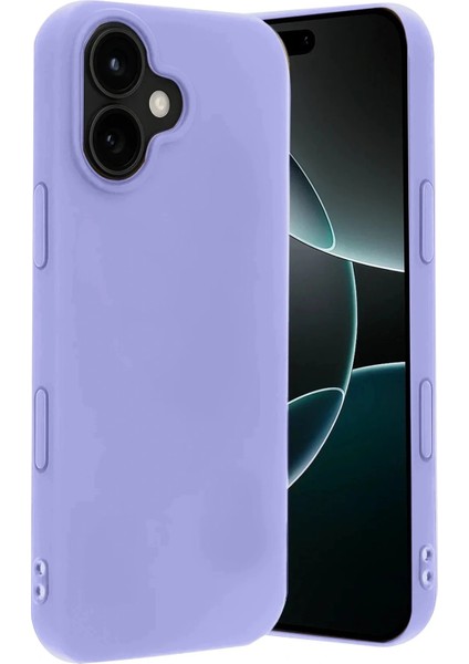 Apple iPhone 17 Nano Içi Kadife Silikon - Lila