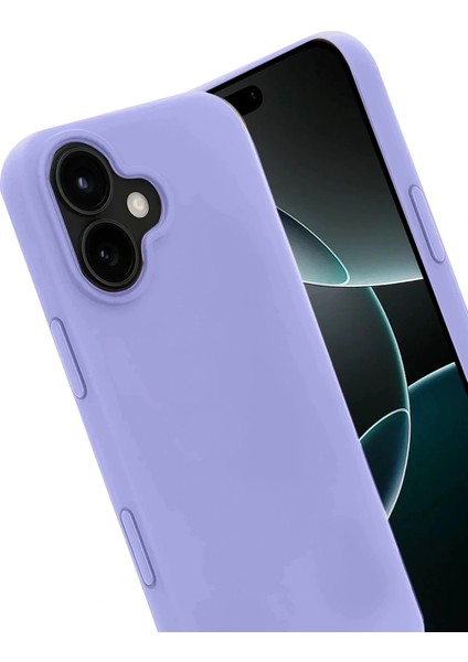 Apple iPhone 17 Nano Içi Kadife Silikon - Lila modelleri