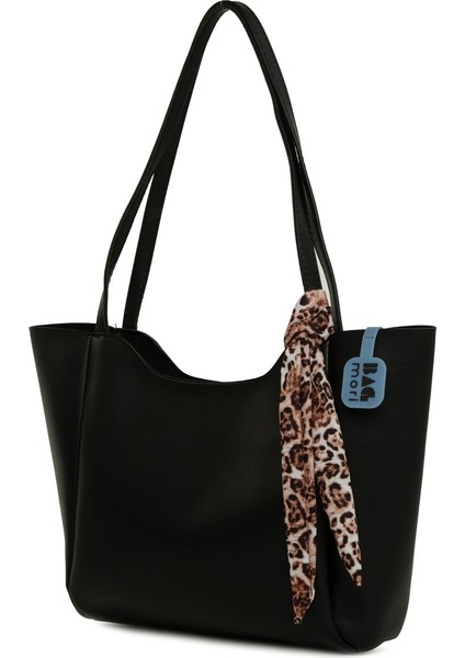 Siyah Oval Ağızlı Şallı Çanta fiyatları