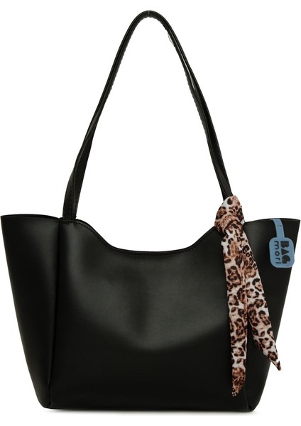 Siyah Oval Ağızlı Şallı Çanta fırsatları