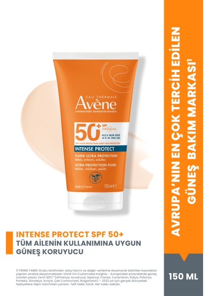 Intense Protect Hassas Cilt Güneş Koruyucu Spf 50 150 ml