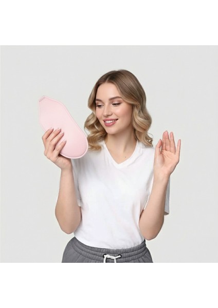 Pembe 3D Uyku Göz Bandı Gözlüğü, Göze Baskı Yapmaz, Işığı %100 Engeller modelleri