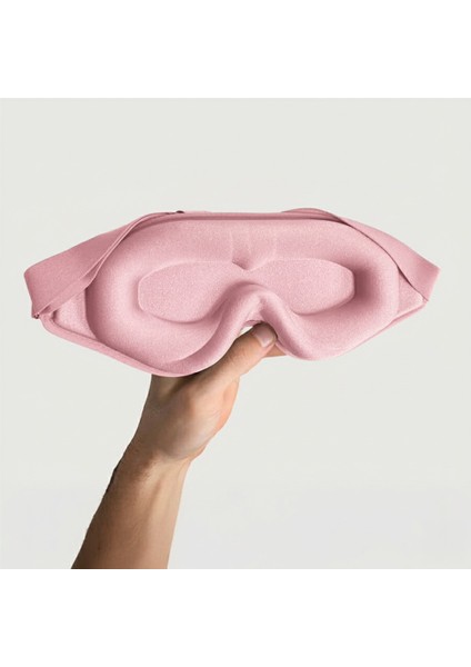 Pembe 3D Uyku Göz Bandı Gözlüğü, Göze Baskı Yapmaz, Işığı %100 Engeller fırsatları