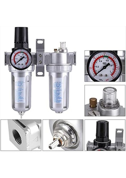 Hava Basıncı Regülatörü, Hava Kompresörü Filtre Regülatörü, SFC300 3/8 Nem Tuzağı Temizleme Ayırıcısı (Yurt Dışından) indirimleri